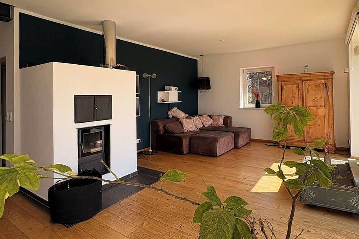 Weitblick am Mangfalltal – Ruhiges Haus mit Sauna, Hot Tub & Garten nahe München in Feldkirchen-Westerham, Landkreis Rosenheim