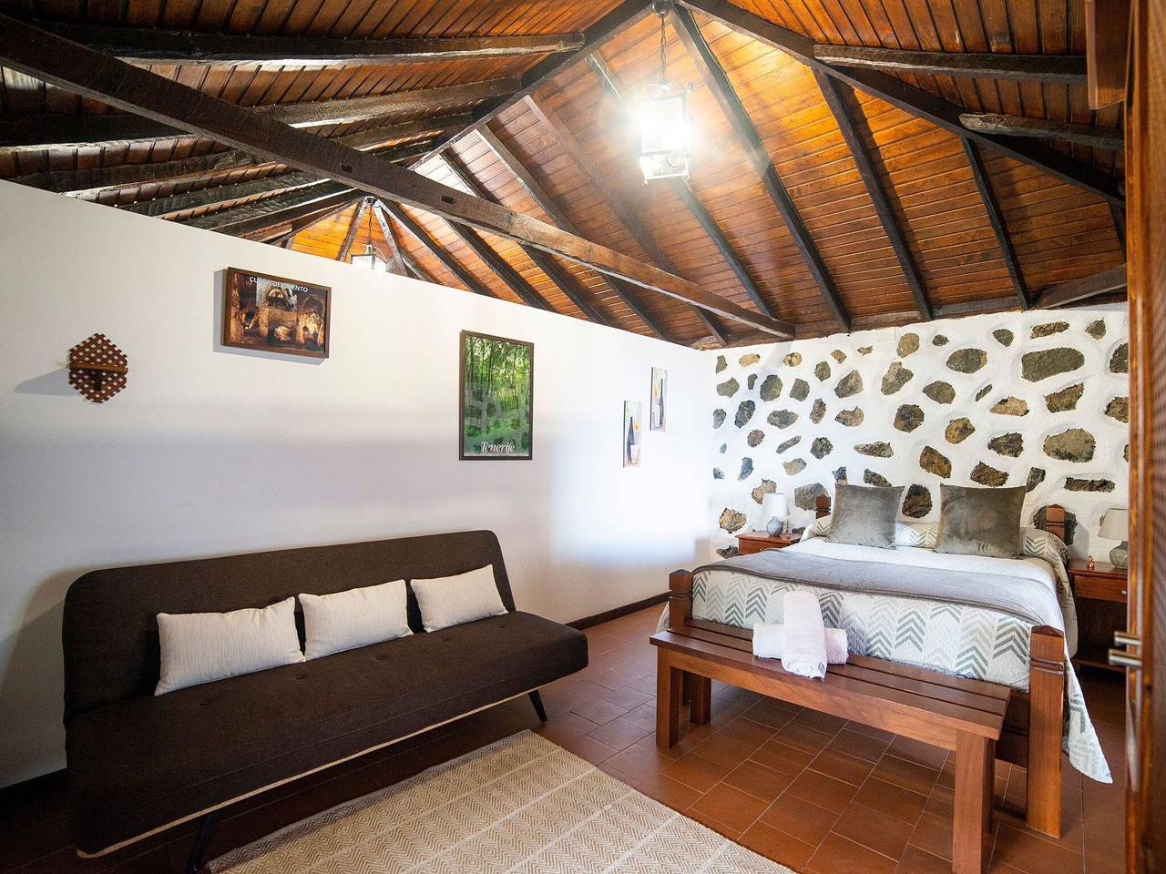 Ferienhaus in El Amparo mit Meerblick in Cueva del Viento, Icod de los Vinos