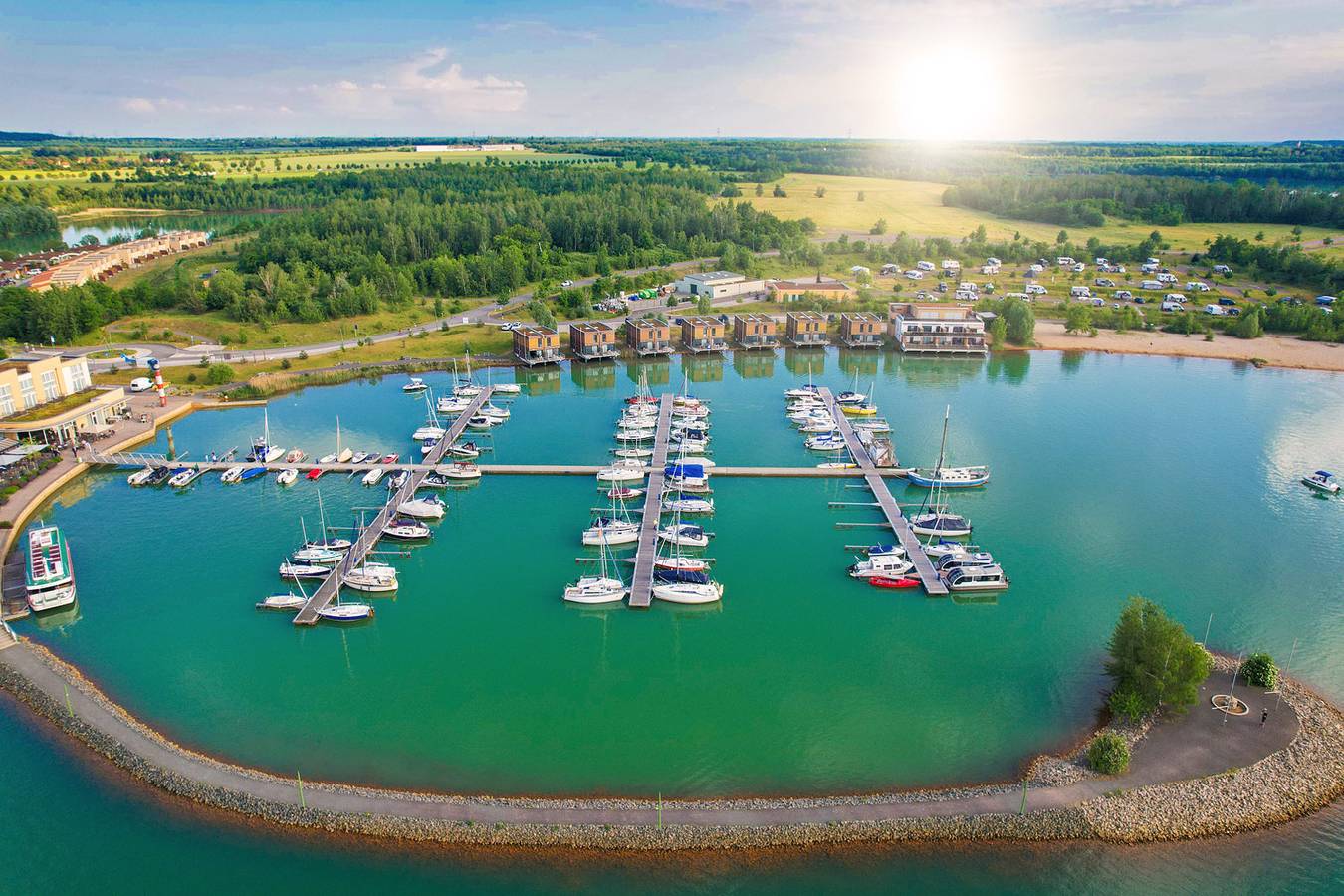 Ganze Ferienwohnung, Lagovida Piratennest (a) am Störmthaler See in Großpösna, Leipziger Neuseenland