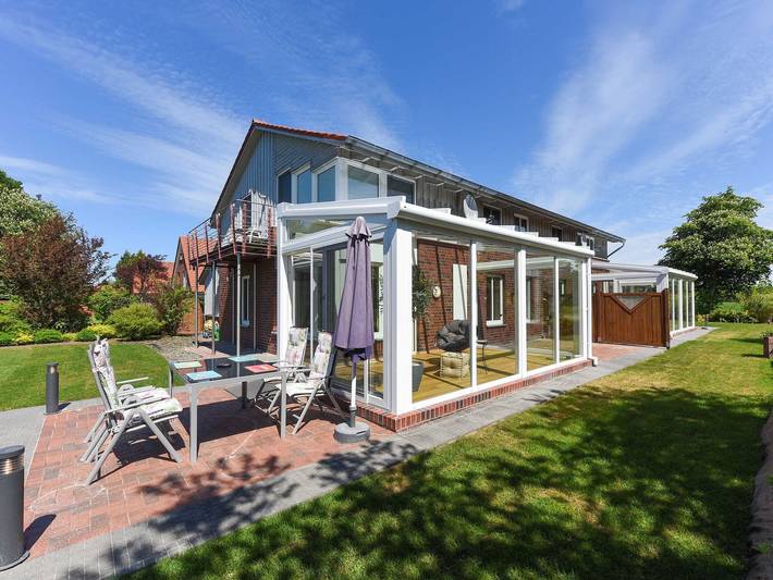 Ferienwohnung für 5 Personen, mit Garten und Sauna sowie Terrasse, kinderfreundlich in Holtgast - 2