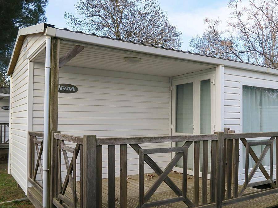 Camping La Croix du Bois Sacker - Mobilheim 4 personen - Loggia in Burtoncourt, Metz Region