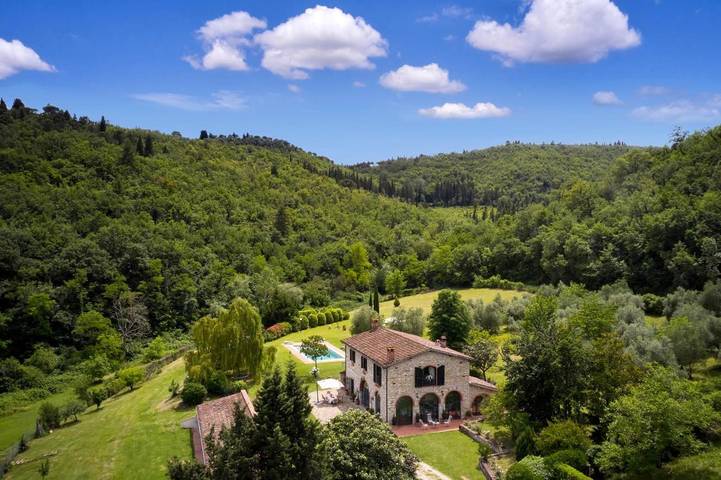 Villa pour 8 personnes, avec Jardin ainsi que Piscine et Vue à Torri