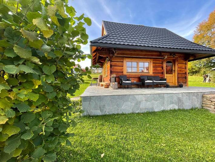 Domek letniskowy dla 4 osób, z Taras i Ogród oraz Widok w Istebna