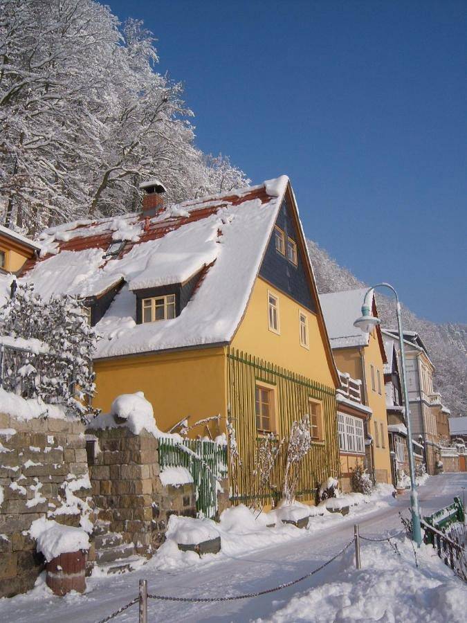 Ferienwohnung für 5 Personen, mit Terrasse und Garten sowie Ausblick in Stadt Wehlen - 3