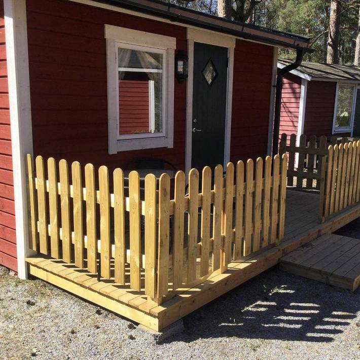 Camping für 4 Personen, mit Terrasse und Garten sowie Ausblick in Mittelschweden - 4