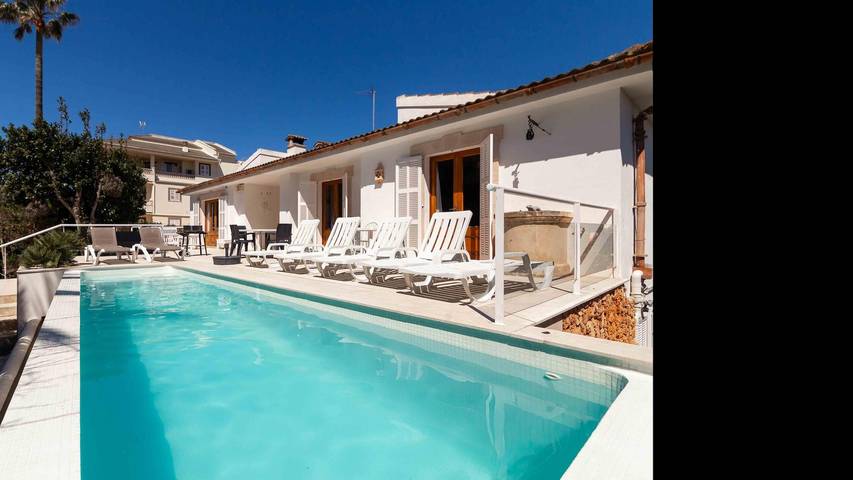 Luxus-Finca für 7 Personen, mit Balkon/Terrasse und Pool in Can Picafort - 2