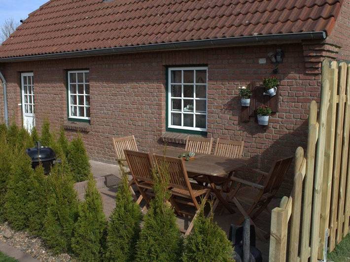 Ferienhaus für 3 Personen, mit Terrasse