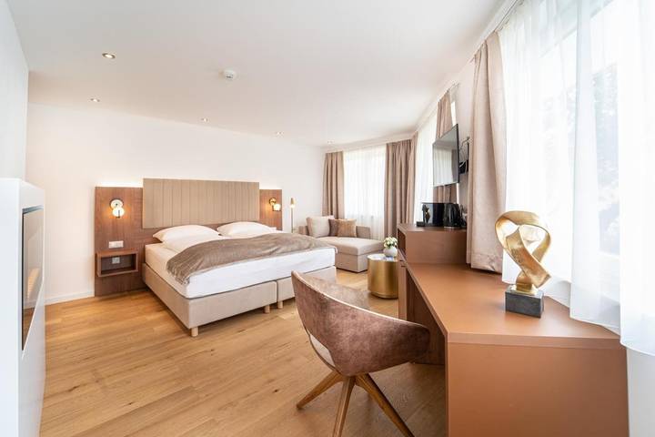 Hotel für 3 Personen, mit Balkon und Terrasse sowie Garten und Ausblick in Mondsee (Stadt)