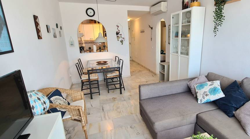 Ganze Wohnung, Ferienwohnung 'Casa Pals La Cala' mit Gemeinschaftspool, WLAN und Klimaanlage in La Cala de Mijas, Mijas