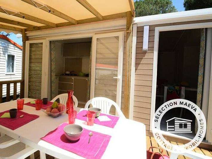 Mobil home pour 6 personnes, avec bassin pour enfant, animaux acceptés à Gassin - 3