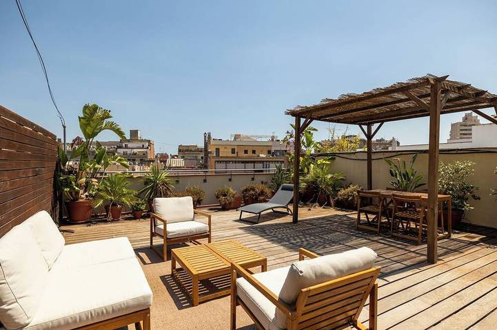 Gîte pour 4 personnes, avec Terrasse dans El Trampoli