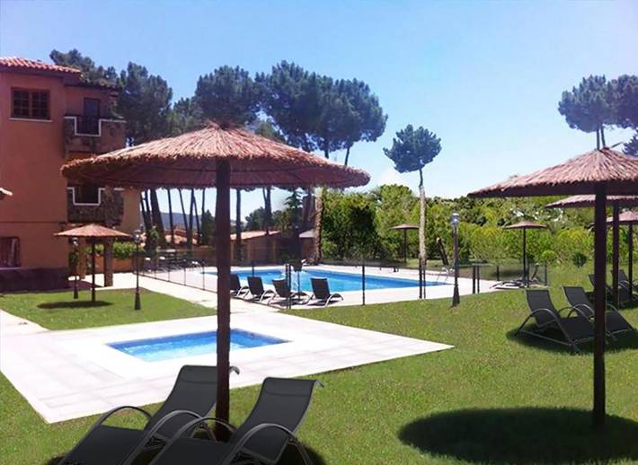 Ferienwohnung für 4 Personen, mit Pool und Ausblick sowie Garten und Kinderpool, mit Haustier - 1