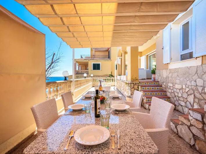 Ferienhaus für 6 Personen, mit Balkon und Terrasse sowie Garten und Pool in Cala Anguila - 3