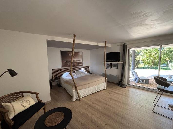 Appartement de vacances pour 3 personnes, avec jardin et terrasse