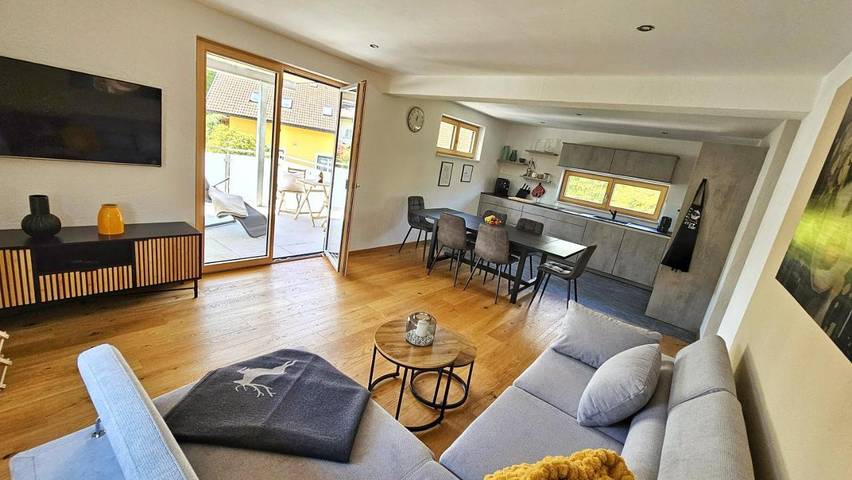 Ferienwohnung für 6 Personen, mit Ausblick und Terrasse, mit Haustier
