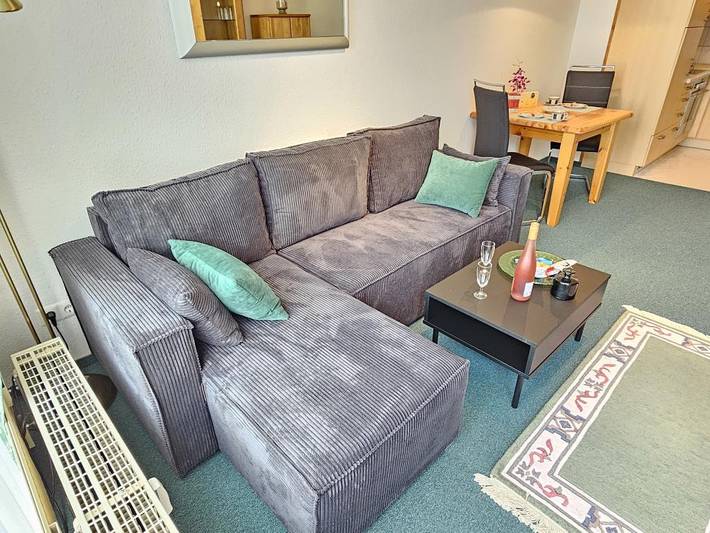 Ferienwohnung für 2 Personen, mit Balkon/Terrasse und Balkon sowie Meerblick in Sahlenburg - 3