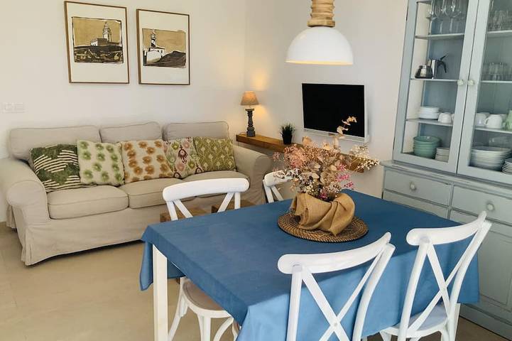 Appartement de vacances pour 5 personnes, avec Balcon ainsi que Jardin et Piscine dans Son Xoriguer