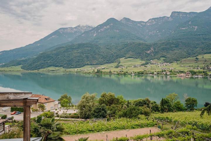 Ośrodek wypoczynkowy dla 4 osób, z ogród i widok oraz widok na jezioro w Dolomity