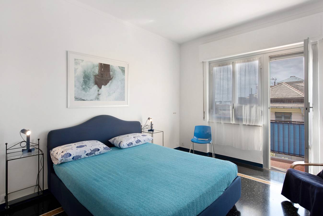 Hel leilighet, Apartment 'Palmaro' with Balcony and Air Conditioning in Ponente (Genova), Genova