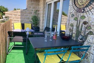 Gîte pour 5 personnes, avec balcon et jacuzzi à Angoulins