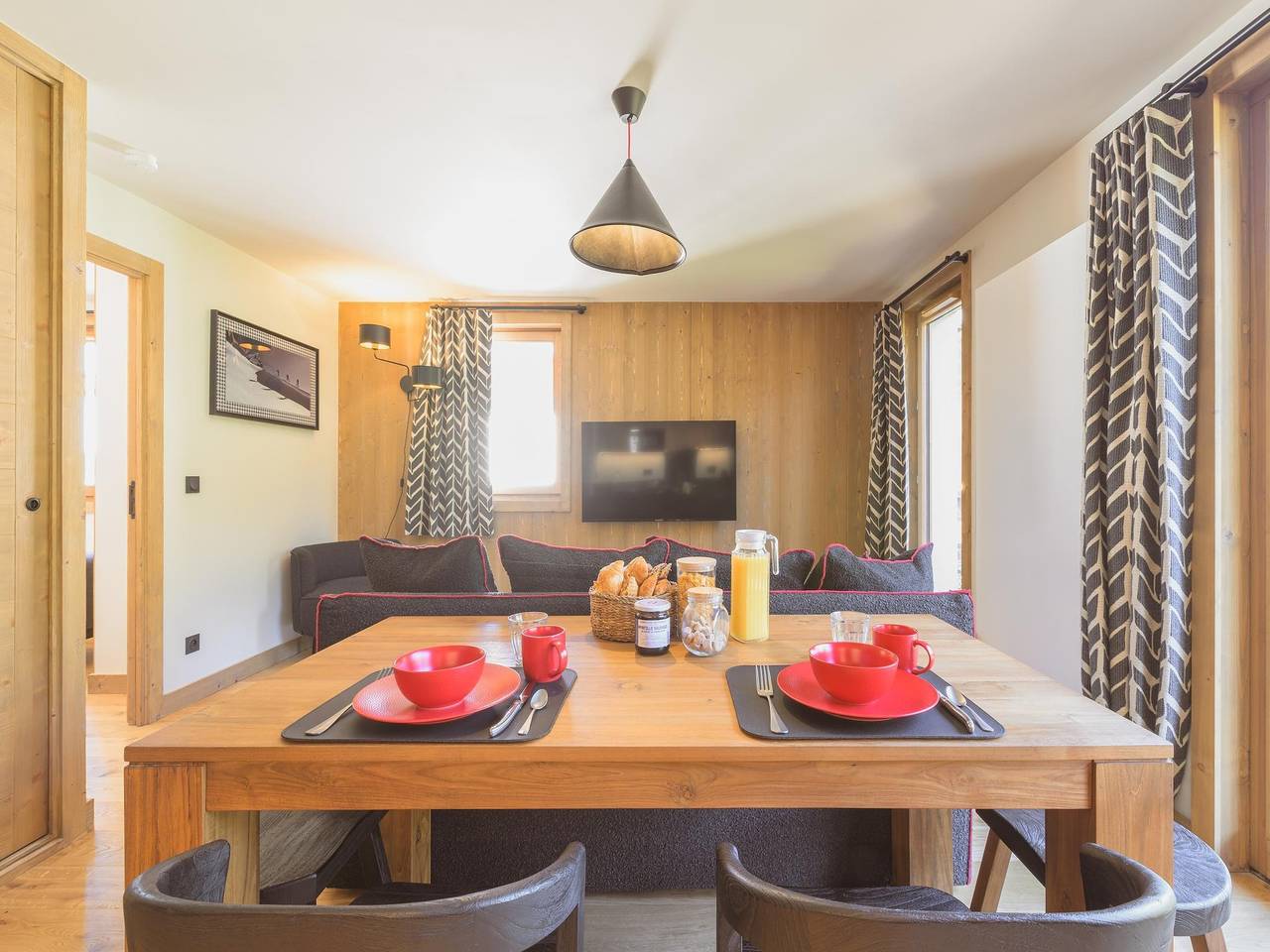 Appartement entier, Appartement à Megève avec vue sur les montagnes in Megève, Pays du Mont-Blanc