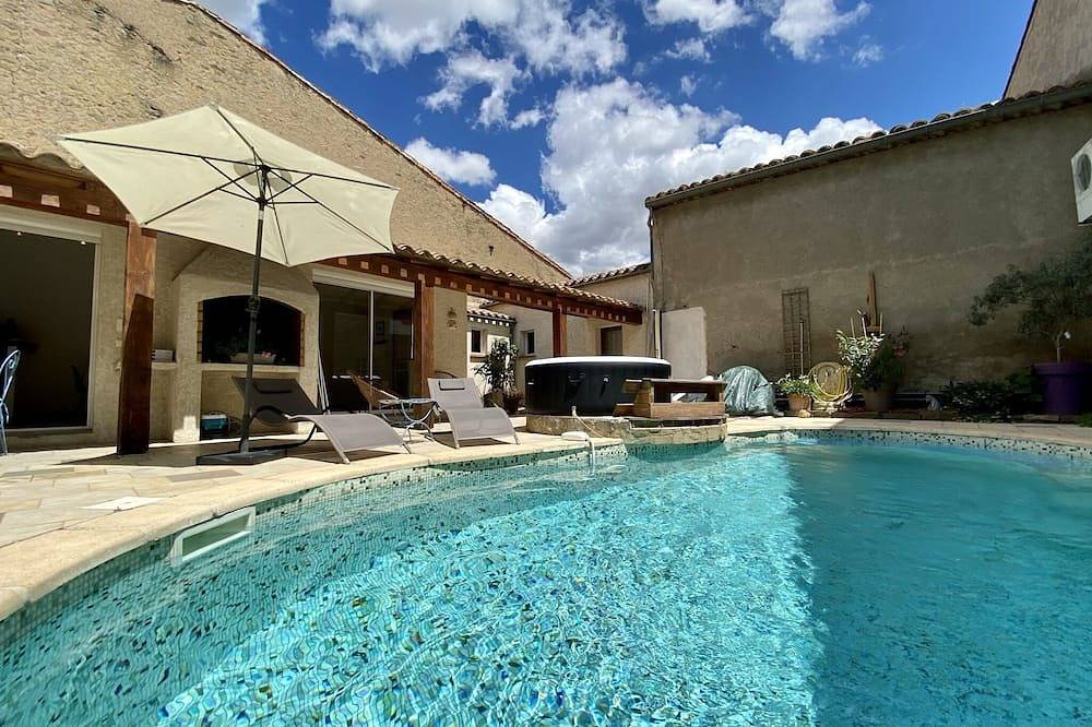 Maison privée avec piscine et spa a 20ms de la cité de Carcassonne   Occitanie in Laure-Minervois, Région de Carcassonne