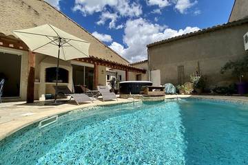 Gîte pour 3 personnes, avec jacuzzi ainsi que jardin et terrasse à Laure-Minervois