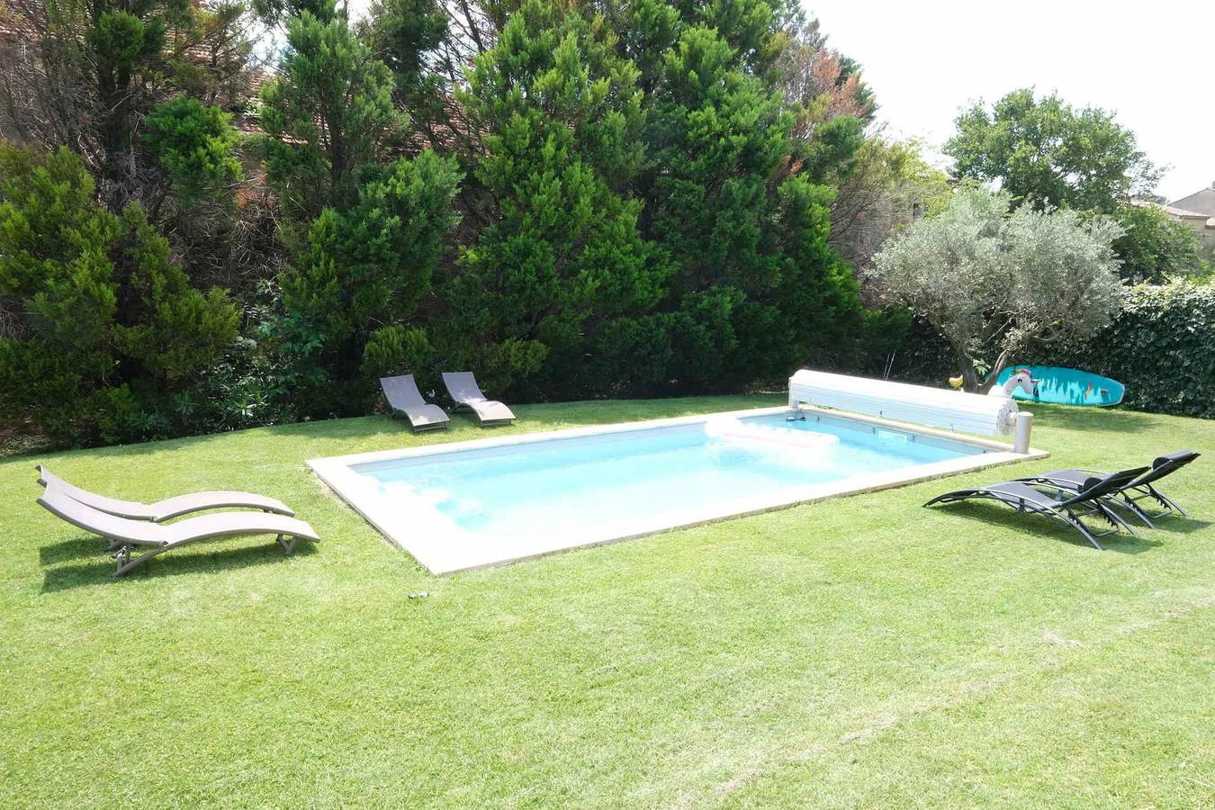 Location villa piscine chauffée Bédarrides 6 personnes in Bédarrides, Vaucluse