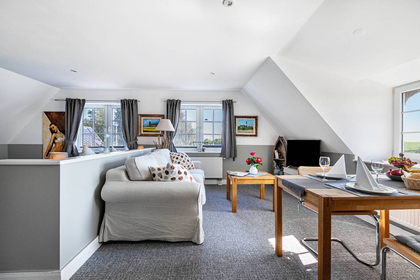 Ganze Wohnung, Ferienwohnung 'Südost' mit gemeinsamer Terrasse, privatem Garten und Wlan in Pellworm, Nordfriesland