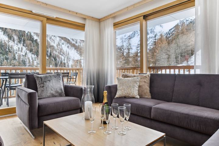 Gîte pour 8 personnes, avec sauna et jacuzzi dans Grimentz - 3