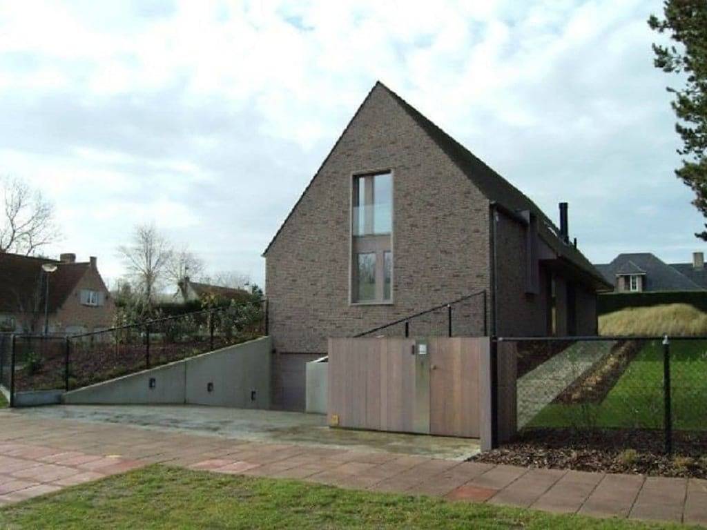 La avería en el mar in De Panne, Costa de Bélgica