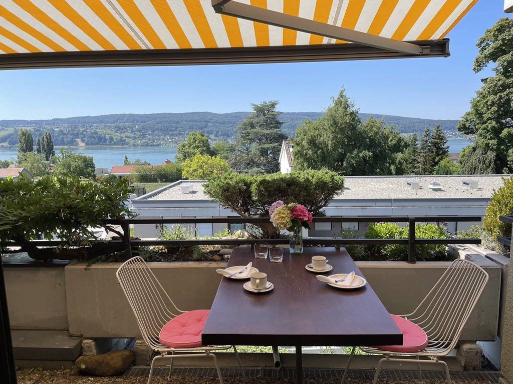 Ganze Ferienwohnung, Ferienapartment Königsegg - Fam. Möller Böhler - 1,5- Zimmer Ferienapartment, 2. Og, 50m² in Reichenau, Untersee