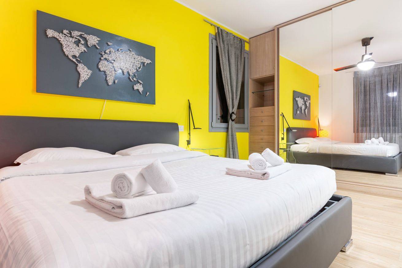 Hel lägenhet, Colorful Boccaccio Apartment with Patio and Motorbike Parking in Florens, Florens provins