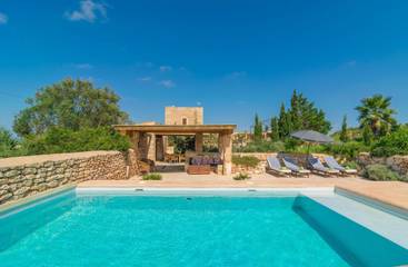 Chalet in Es Trenc, Campos für 9 