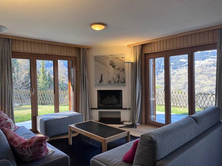 Appartement de vacances pour 9 personnes, avec Terrasse et Jardin à Nendaz
