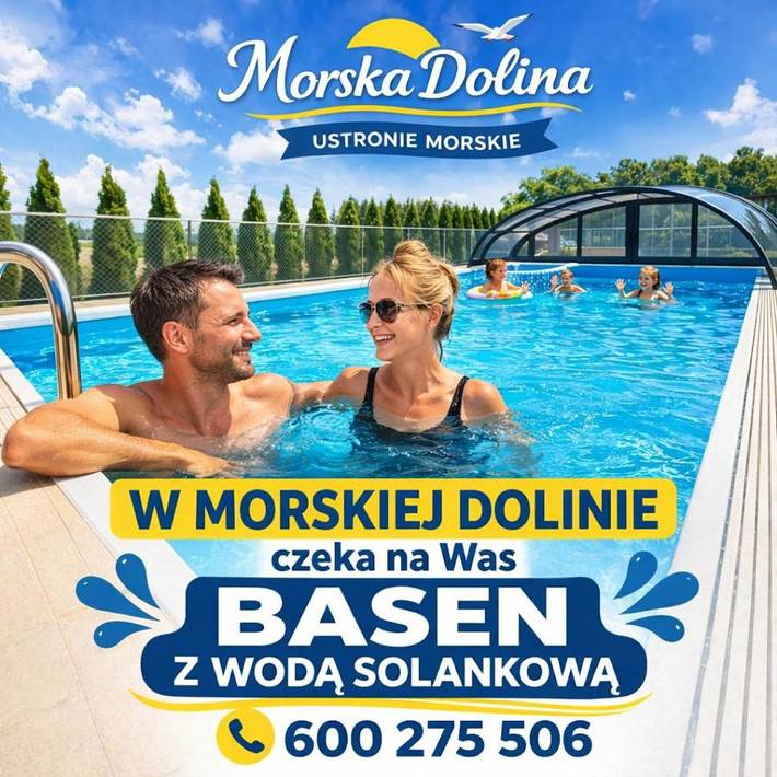 Domek letniskowy dla 5 osób, z widok i basen oraz basen dla dzieci i ogród w Ustronie Morskie (Miasto)
