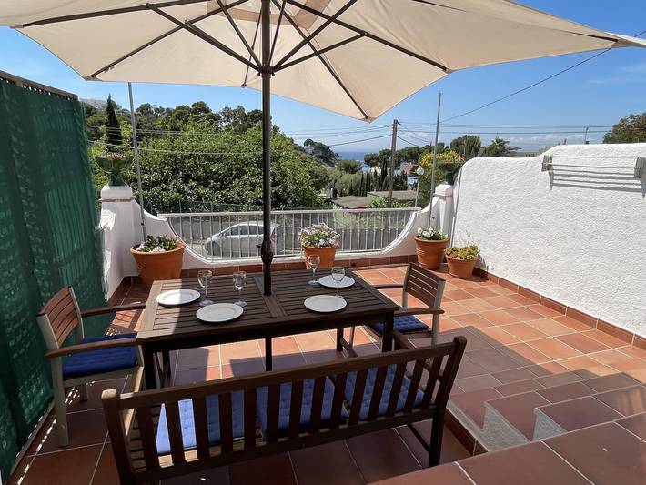 Apartamento para 4 personas, con terraza y vistas al mar en Roses