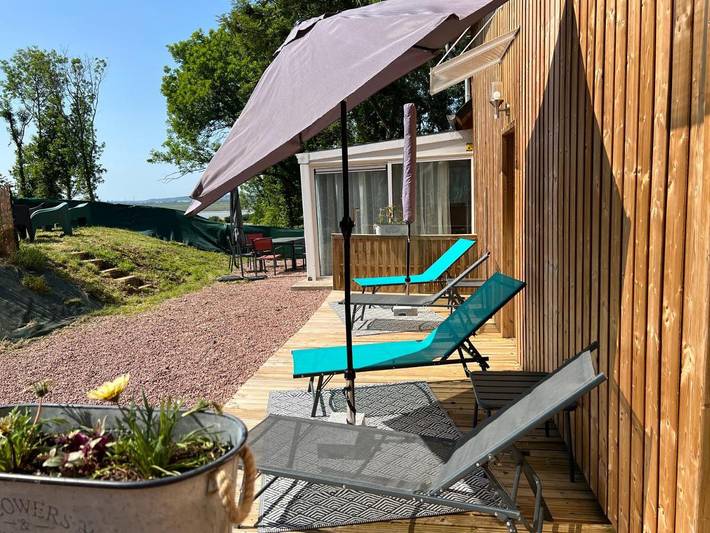 Maison de vacances pour 6 personnes, avec jardin ainsi que terrasse et vue, animaux acceptés