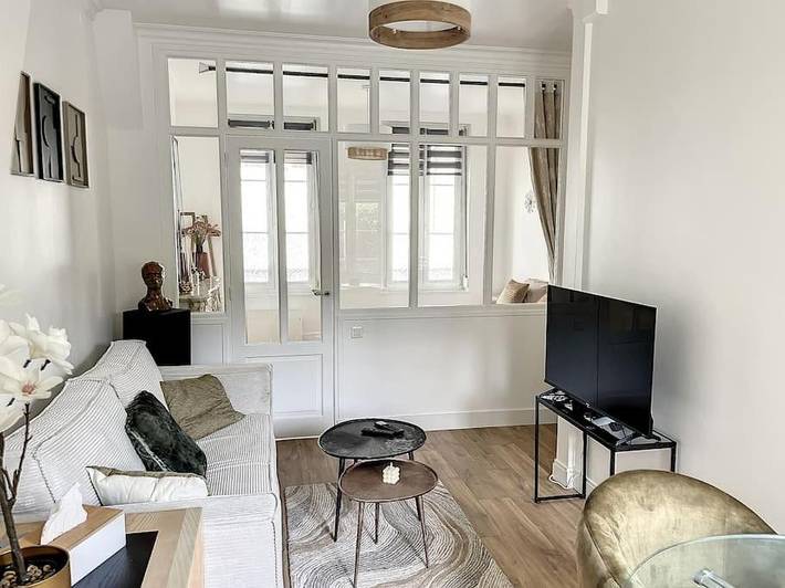 Appartement de vacances pour 2 personnes, avec jardin