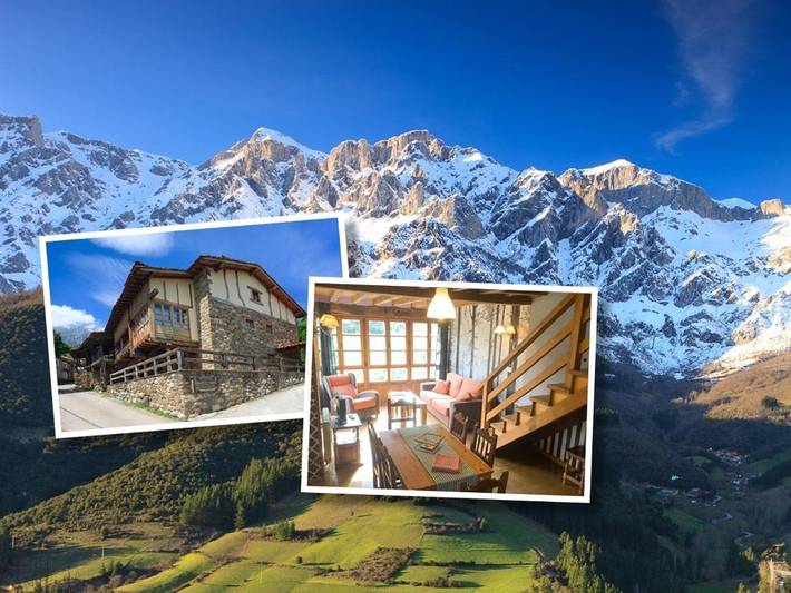 Apartamento para 6 personas, con terraza y vistas, Se admiten mascotas en Camaleño