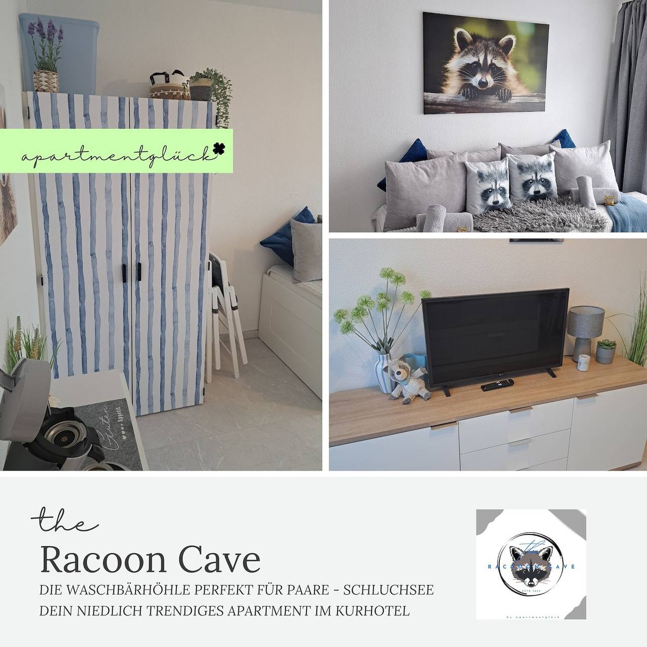Ganzes Studio, The Raccoon Cave“ – Apartment mit Balkon & Pool in Schluchsee, Südschwarzwald