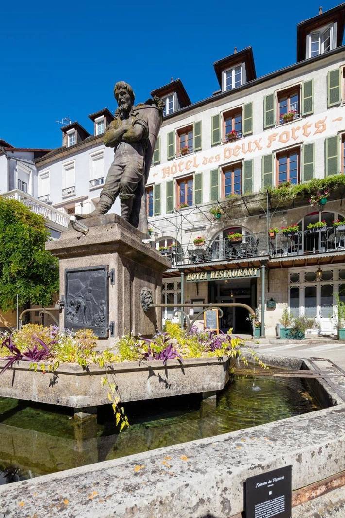 Hôtel pour 4 personnes, avec vue et terrasse dans Office de Tourisme de Salins les Bains - 4
