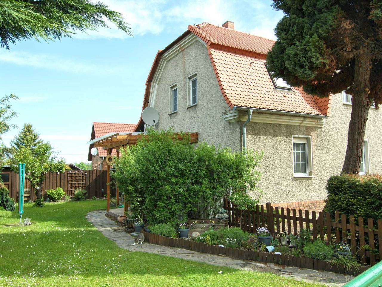 Ganze Ferienwohnung, Ferienwohnung Putgolla in Kolkwitz - Fewo Putgolla, max. 4 Erw. +1 Kind bis 3J, 1 Sz, Terrasse in Kolkwitz, Lausitz