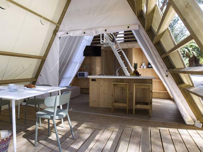 Camping pour 4 personnes, avec bassin pour enfant, animaux acceptés à Tarragone - 4