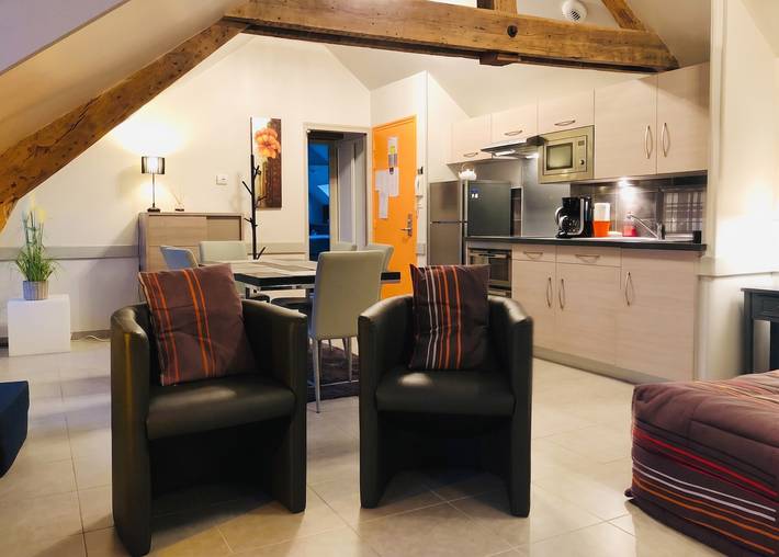 Gîte pour 4 personnes, avec sauna et jardin ainsi que jacuzzi et terrasse à La Ferrière-aux-Étangs