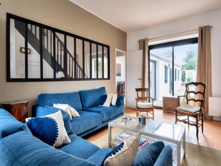 Gîte pour 12 personnes, avec jardin, adapté aux familles à Noirmoutier