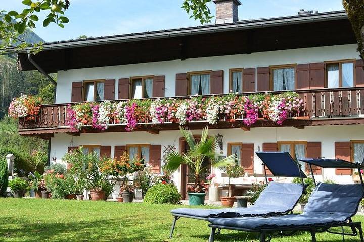 BnB für 2 Personen, mit Balkon und Garten in Ramsau bei Berchtesgaden