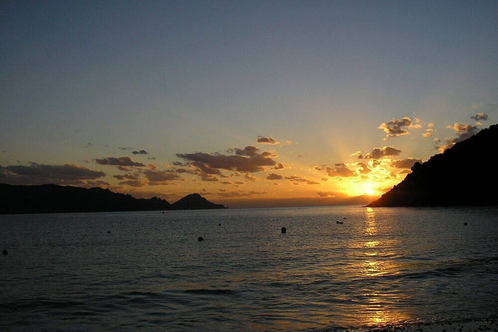 Corsica house panoramic sea view in Partinello, Ajaccio region