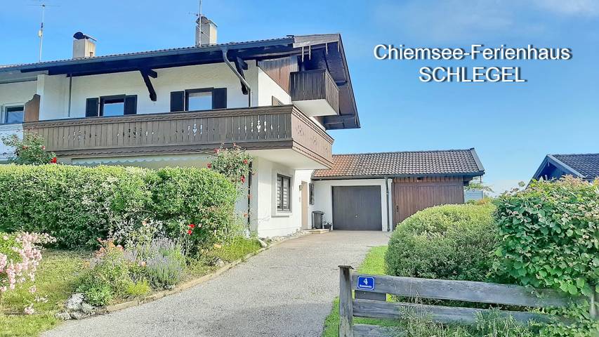 Ferienhaus für 8 Personen, mit Balkon und Terrasse sowie Garten in Breitbrunn am Chiemsee