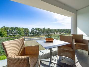 Ferienwohnung für 2 Personen, mit Balkon und Ausblick, kinderfreundlich auf Rügen